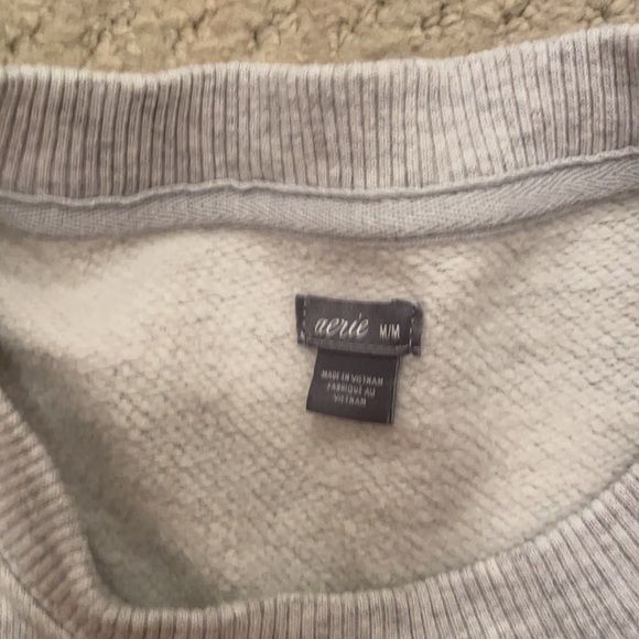 Aerie camouflage tunic sweater with side slots. - Picture 2 of 2